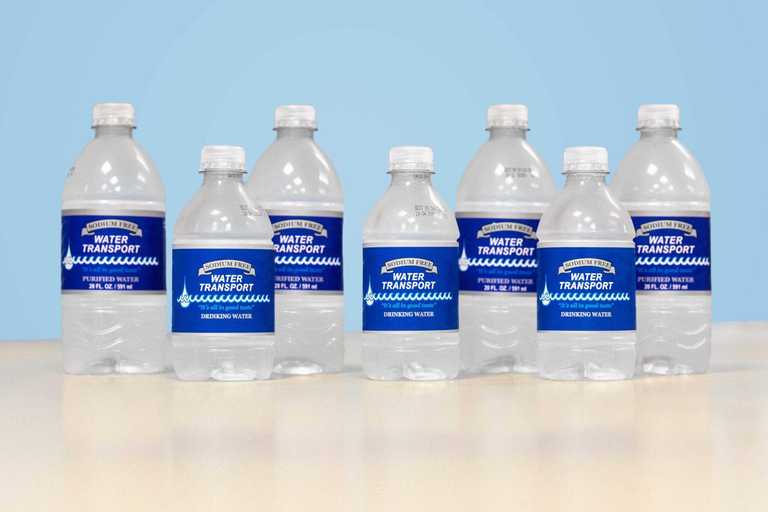 Water Transport bottled water